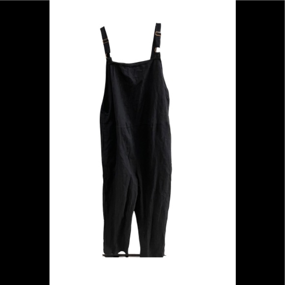 New black overalls jumpsuit large